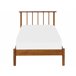 Beliani Cama con somier Madera de pino BARRET 106x210 Marron