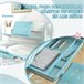 Pupitre Infantil PP, MDF, Acero ZONEKIZ 54x80 Azul