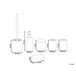 Beliani Conjunto de accesorios de baño CALLELA Blanco/ Beige