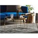 Beliani Mesa auxiliar LUCEA 40x40 Dorado