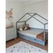 Beliani Conjunto de 2 cajones de cama Madera de pino CRONAT Gris