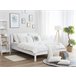 Beliani Cama con somier Madera de pino TANNAY 149x208 Blanco