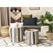 Beliani Estante de baño pequeño KOTKAI Beige
