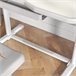 Pupitre Infantil PP, MDF, Acero ZONEKIZ 49x80 Gris