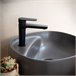 Grifo de Lavabo Monomando con Sistema S2 de Ahorro de Agua Negro