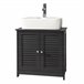Armario para el Debajo del Lavado 2 Puertas FRG237-W SoBuy 60 Blanco