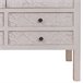 Armario de madera de 4 cajones y 2 puertas Blanco