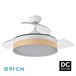 Ventilador De Techo Metal Serie Iglu Blanco
