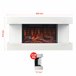 KAMINIO Eléctrica Chimenea LIZ - Chimenea Eléctrica de Pared Blanco