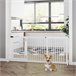 Barrera para Mascotas Madera de Pino PawHut Blanco