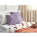 Beliani Cojín decorativo LAVATERA Lavanda