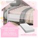 Cama para Niños MDF, Tablero Multicapa ZONEKIZ Blanco