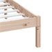Estructura de cama 120x200 Madera