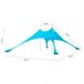 Tienda De Playa Lycra OZT01-HB SoBuy Azul Claro
