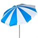 Aktive Sombrilla playa grande inclinable twister UV50 c/funda Blanco/ Azul
