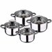 Bateria de cocina 8 piezas sartenes Multicolor