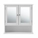 Mueble de pared para el baño MDF Blanco