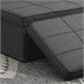 Sofá Cama Lino, Espuma, Metal HOMCOM, hogar - sofás y butacas Gris