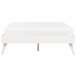 Beliani Cama con somier MDF BERRIC 148x202 Blanco