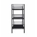 Litera Triple Metalica 201x98 Blanco/ Negro