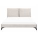 Beliani Cama con somier Pana MELLE 175x240 Beige