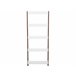 Beliani Estante para libros MOBILE TRIO 65 Blanco