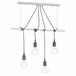 Lámpara de techo WIRE 4 marca ONLI LIGHTING Blanco