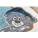 Alfombra infl TOYS 75322 oso de peluche para niños moderno Azul