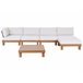 Beliani Conjunto longue SANZA Blanco