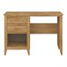Mesa de escritorio HESTON 2 cajones canela Marron