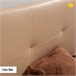 Cabecero Tapizado Descansin | Tela de Polipiel Liso 150 Beige