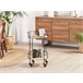 Beliani Carrito de cocina HIKO Negro