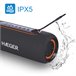Altavoz Bluetooth Portátil HAEGER Light Boom Negro