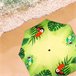 Aktive Sombrilla playa inclinable tropical UV40 c/funda Verde