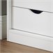 Banco Zapatero con Puerta Corrediza de Granero FSR153-W SoBuy Blanco