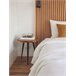 Beliani Conjunto de mesas DENNY 45x45 Marron