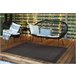 Alfombra MIMO 5000 sisal exterior marco 200x290 Negro