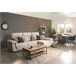 Chaise longue 4 plazas ADRIA relax eléctrico derecho gris claro Gris Claro