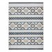 Alfombra Estructural BOTANIC 65252 Boho 157x220 Gris