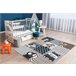 Alfombra FUN Pets para niños animales 240x330 Gris