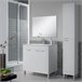Columna de baño Koncept 2 puertas Blanco brillo Blanco