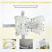 Bañera para Bebé Plegable PP, TPE HOMCOM Amarillo