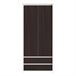 Armario 2 puertas 2 cajones Soren 90 Blanco/ Madera