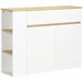 Aparador de Cocina Melamina de Madera HOMCOM, hogar - cocina Blanco