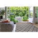 Alfombra de cuerda sisal FLOORLUX 20607 Espaldera marroquí 200x290 Gris