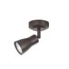 Aplique De Pared Metal Serie Safran Marron