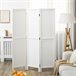 Biombo Madera de Paulownia HOMCOM, hogar - decoración Blanco