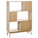 Beliani Librería LYNWOOD Madera Clara