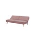 Sofá cama ROSI 3 plazas color rosa Rosa