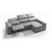 Chaise longue relax eléctrico BALTIA Gris Claro